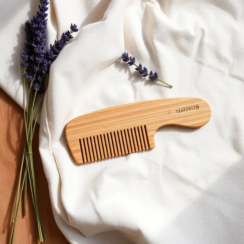 Wide-Tooth Wood Comb